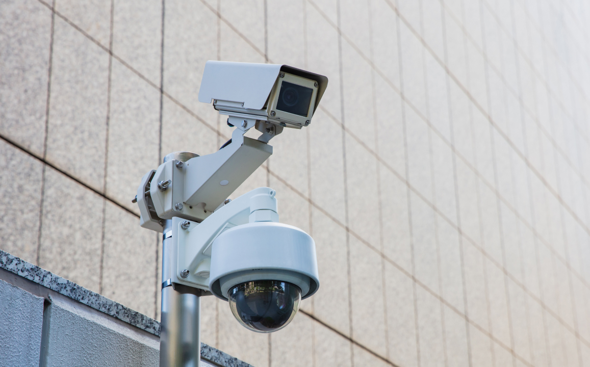 Видеокамера на строительной площадке